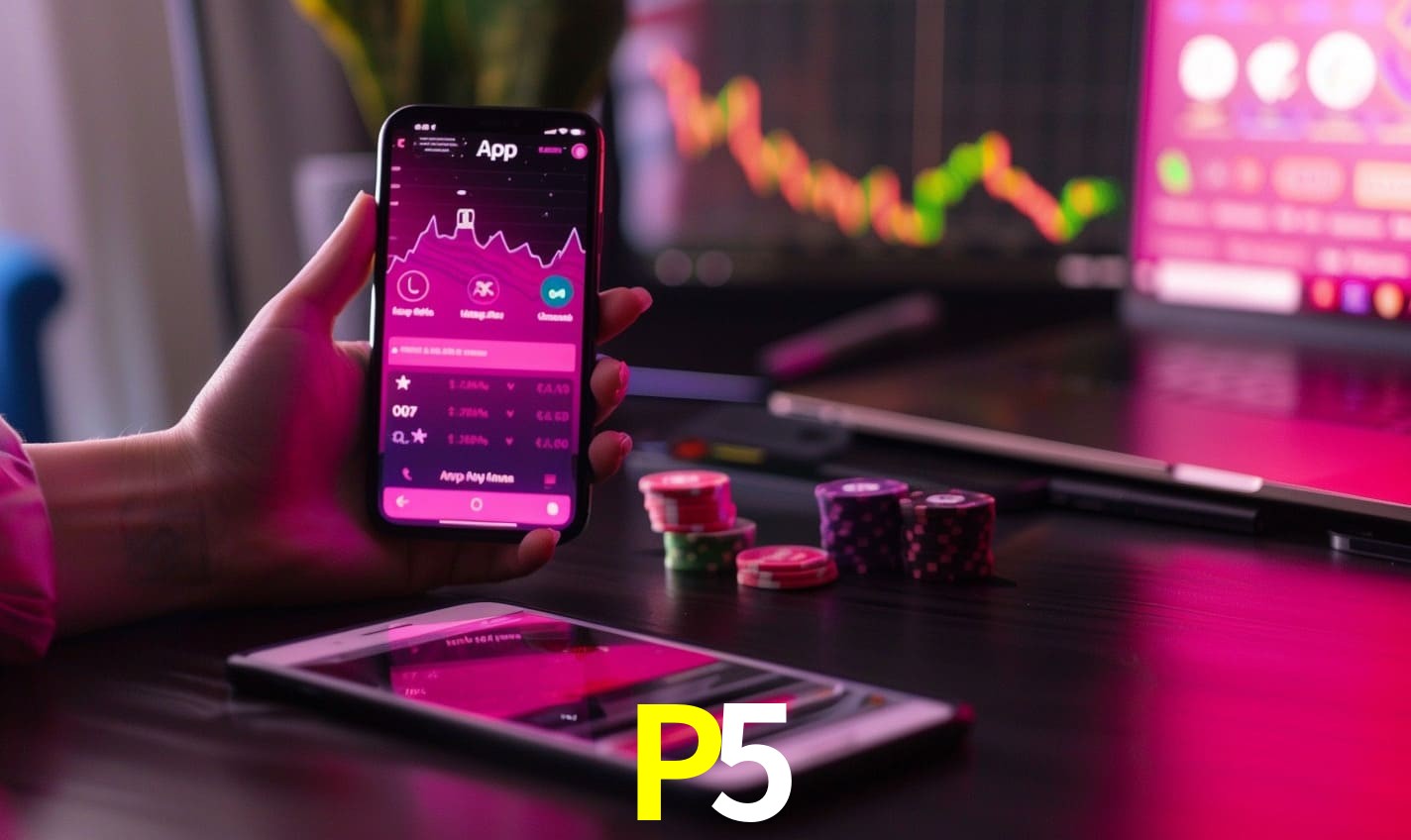 Comparação APP mobile vs versão web da P5